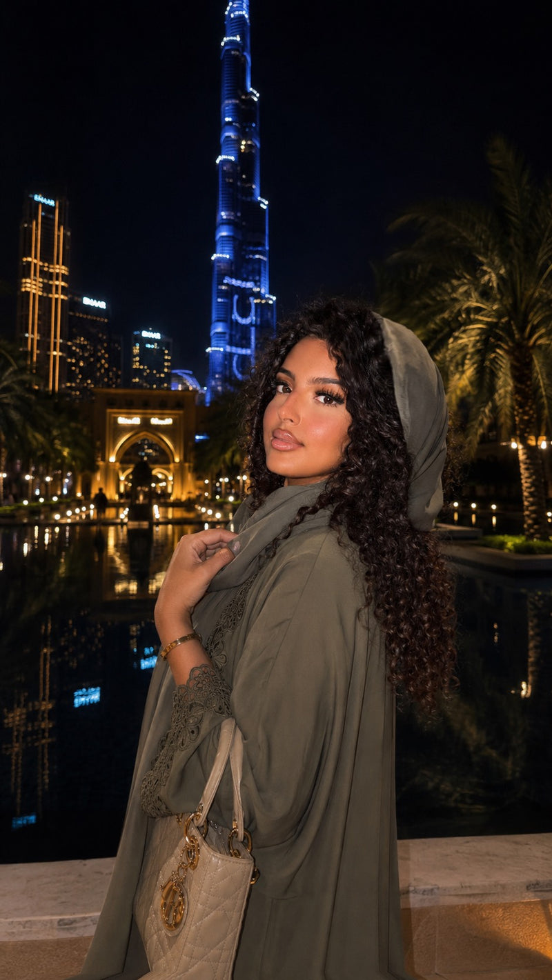 ABAYA WARDA-KAKI